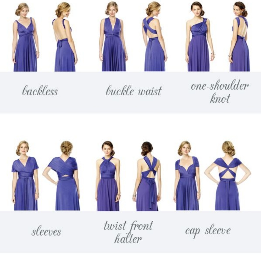 Infinity wrap dress